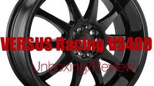 18x8.5 inch versus vs23 gloss black wheels. Versus Vs409 Unboxing Review Youtube