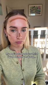 Border Terrier Puppy Gets a Makeover with Wet Makeup Brushes