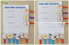 Diy Emotions Clothespins Activity Chart Includes A Free