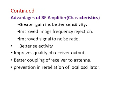 The detector should have high sensitivity, and selectivity a pll system with integrating filter provides as high as possible selectivity, but at high level signals there is an undesirable rise in frequency. Ch 3 Radio Receiver Marks Visit For More