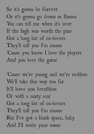 Blank Space Taylor Swift 1989 Taylor Swift Songs Taylor Swift Lyrics Song Lyric Quotes