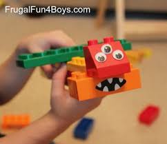 Diy Duplo Lego Monsters Building Set Frugal Fun For Boys And Girls Creative Activities For Kids Lego Activities Duplo