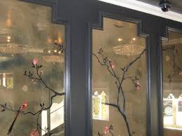 Mj Atelier Maison 140 Beverly Hills Ca Reverse Painted Glass Textured Wall Interior Art