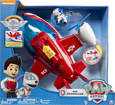 He also pilots the air patroller, first seen in air pups. Amazon Com Paw Patrol 6026623 Robo Dog Paw Vhc Air Patroller Eml Multicolour Toys Games