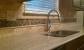 Silver Travertine Backsplash