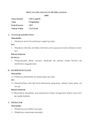 Doc Rencana Pelaksanaan Pembelajaran Rpp Nama Sekolah Sdn Candi 01 Tema Pengalaman Kelas Semester Iii 1 Alokasi Waktu 2x35 Menit Chalimatus Sa Diyah Academia Edu
