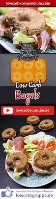 Low Carb Bagels Die Brotchen In Donut Form Mit Sesam Rezept Kalorienarme Bagels Lebensmittel Essen Rezeptideen