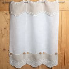 Le tende per cucina shabby chic sono la scelta perfetta per questo tipo di ambiente, carico di ricercatezza e di romanticismo. Tenda A Vetro In Stile Tirolese Montagna Country Shabby Chic M 5682 Var 2 Gaidra