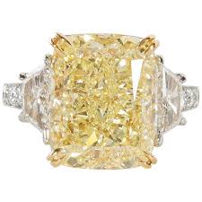 Natural fancy pink diamonds yellow diamonds colored diamond. 10 Carat Fancy Yellow Gia Diamond Ring For Sale At 1stdibs