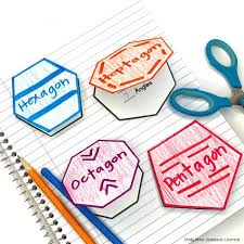 Can't you color it afterwards? Classifying Polygons With Math Foldables 2d Shape Classification