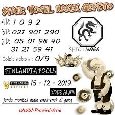 Prediksi Togel Finlandia Lottery 15 Desember 2019 Poker Singapore Casino