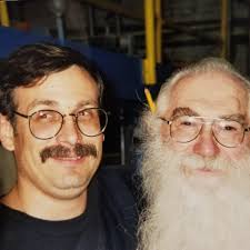 Photos of Tom Moran and Karl Hagerman at the Bielomatic Mill