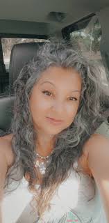 Natural hair color and makeup routine