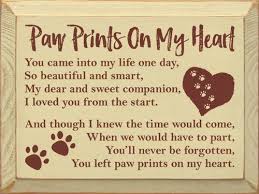 Explore our collection of motivational and famous quotes by authors you know and love. Wood Sign Paw Prints On My Heart Losing A Pet Quotes Losing A Pet Pet Quotes Dog