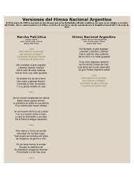 Día del himno nacional argentino cuando llega el mes de mayo, nuestros corazones comienzan a palpitar de una manera diferente. Versiones Del Himno Nacional Argentino Personas Entretenimiento General