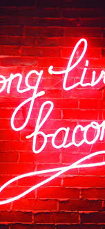 Add beautiful live wallpapers on your lock screen for iphone xs, x and 9. Long Live Bacon Neon Lights S9 Data Src Neon Lights Neon Live Wallpaper 4k Iphone 1242x2688 Wallpaper Teahub Io