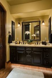 What's the best paint for bathrooms? Espresso Black Painted Bathroom Cabinets Painting Bathroom Cabinets Home Remodeling House Interior