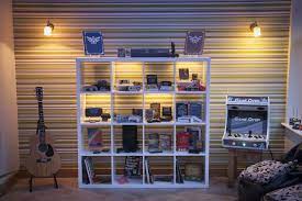 Retro Gaming Wall Nice Game Display Shelves Via Reddit User Jamieoliver22 Video Game Rooms Game Room Game Room Design