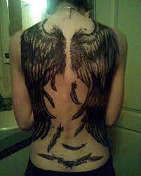 A memorable tattoo signifying the loss of a loved one. 33 Best Angel Tattoos Ideas For Women Styles Weekly