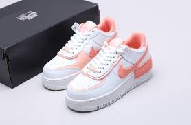 Nike Air Force 1 Shadow White Coral Pink Cj1641 101 In 2020 Nike Air Force Nike Air Nike Fashion Shoes
