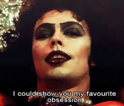 Tossing drink dr frank n furter the rocky horror picture show GIF en GIFER 