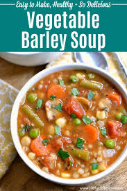 Easyvinstant pot beef vegetable soup. Vegetable Barley Soup Hello Little Home
