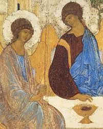 'trinity' was created in c.1420 by andrei rublev in byzantine style. Andrei Rublev Image Of The Holy Trinity The Tretyakov Gallery Magazine