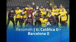 En el segundo tiempo, barcelona continuó con su juego, presionó en cancha contraria y logró el quinto gol tras un tiro libre de oyola. Resumen U Catolica 0 Barcelona 0 Youtube