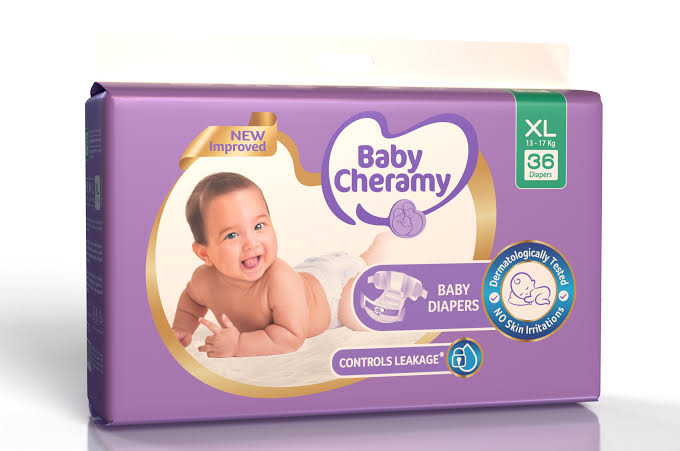 Baby Cheramy Diapers XL 36s New