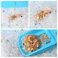 Silicagel Cat Attract Litter Size 1 8mm 3 Blue Added Cat Litter Pet Bowls Food Animals