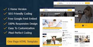 Browse the best free business, portfolio, and blog html5 responsive website templates. Sonstan Corporate Business One Page Html5 Template By Themeearth