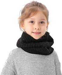 I used everything from fleece to heavy knit and they all turned out great. Amazon Com Epeius Kids Girls Boys Winter Knitted Infinity Scarf Children Warm Soft Polar Fleece Neck Warmer Black One Size Clothing