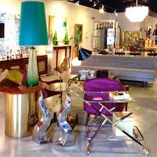 Lewis Trimble S Booth At 214 Modern Vintage In High Point Nc Lacca Bar Cart And Vintage Italian Lamp High Point Furniture Market Modern Vintage Modern