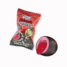 Bubble Gum Dracula Balls Bonbon Halloween Bonbon Gencive