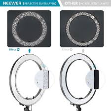 Neewer Ring Light Kit 18 48cm Outer 55w 5500k Dimmable Led Ring Light Light Stand Carrying Bag For Camera Smartphone Youtube Self Portrait Shooting Black Model 10088612 Walmart Com Walmart Com