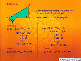 10 ² = 6 ² + be ². Teorema Pythagoras Dan Perbandingan Trigonometri Ppt Download