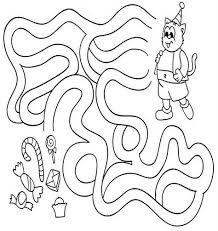 5 Yas Labirent Calisma Sayfalari Okul Oncesi Yastiklar