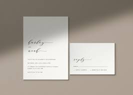 We understand that your wedding invitation is one of the most significant keepsakes of your lifetime. 60 Stunning Simple Wedding Invitations On Etsy For The No Frills Couple Junebug Weddings