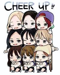 twice samo twice knockknock sana momo mina dahyun jungyeon nayeon tzuyu chaeyoung jihyo chibi twice fanart cartoon