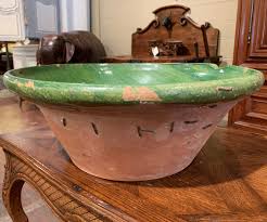 See more ideas about home decor, home, decor. Kitchen Dining Antique French Provence Uzes Terracotta Fruit Bowl Basket Yellow Glaze Original Kitchen Table Decor 19th Century Home Living