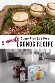 How To Make Eggnog Without Eggs Homemade Eggnog Recipe Recipe In 2020 Eggnog Recipe Recipes Healthy Eggnog Recipe