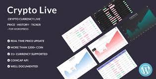 Stay up to date with the latest cryptocurrency price movements. Download Crypto Live Cryptocurrency Live Price History Chart Capitalization For Wordpress Nulled