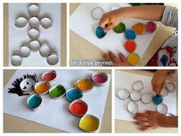 Bir Dunya Zeynep Rulolardan Cocuk Yapip Sulu Boyayla Boyadik Yaratici Cocuklar Icin Sanat Faaliyetler