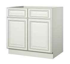Sunny Wood Slb36 A Off White With Charcoal Glaze Sanibel 36 Double Door Base Cabinet Base Cabinets Glazed Kitchen Cabinets Cabinet Door Styles