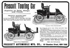 1902 Prescott Automobile Advertisement Classic Cars Chevy Automobile Industry Automobile