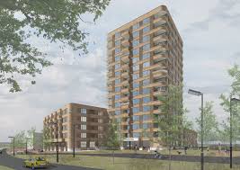 Il prossimo passo per il completamento della gentrificazione di afrikaanderwijk è la totale demolizione di tweebosbuurt. Parkstad Woonblok S Nieuwbouw Architectuur Rotterdam
