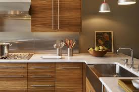 modern wood kitchen cabinet with
