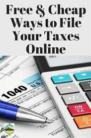 Do it yourself for free. Save Money On Tax Preparation By Doing Your Own Taxes Living On The Cheap Free Tax Filing Filing Taxes Saving Money