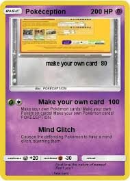 And you can print it out and play with your friends! Pokemon Pokeception 7