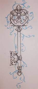 Stairway To Heaven With Gate Key Tattoo Designs Key Tattoo Key Tattoos